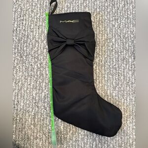 MAC Cosmetics Black Satin Holiday Stocking